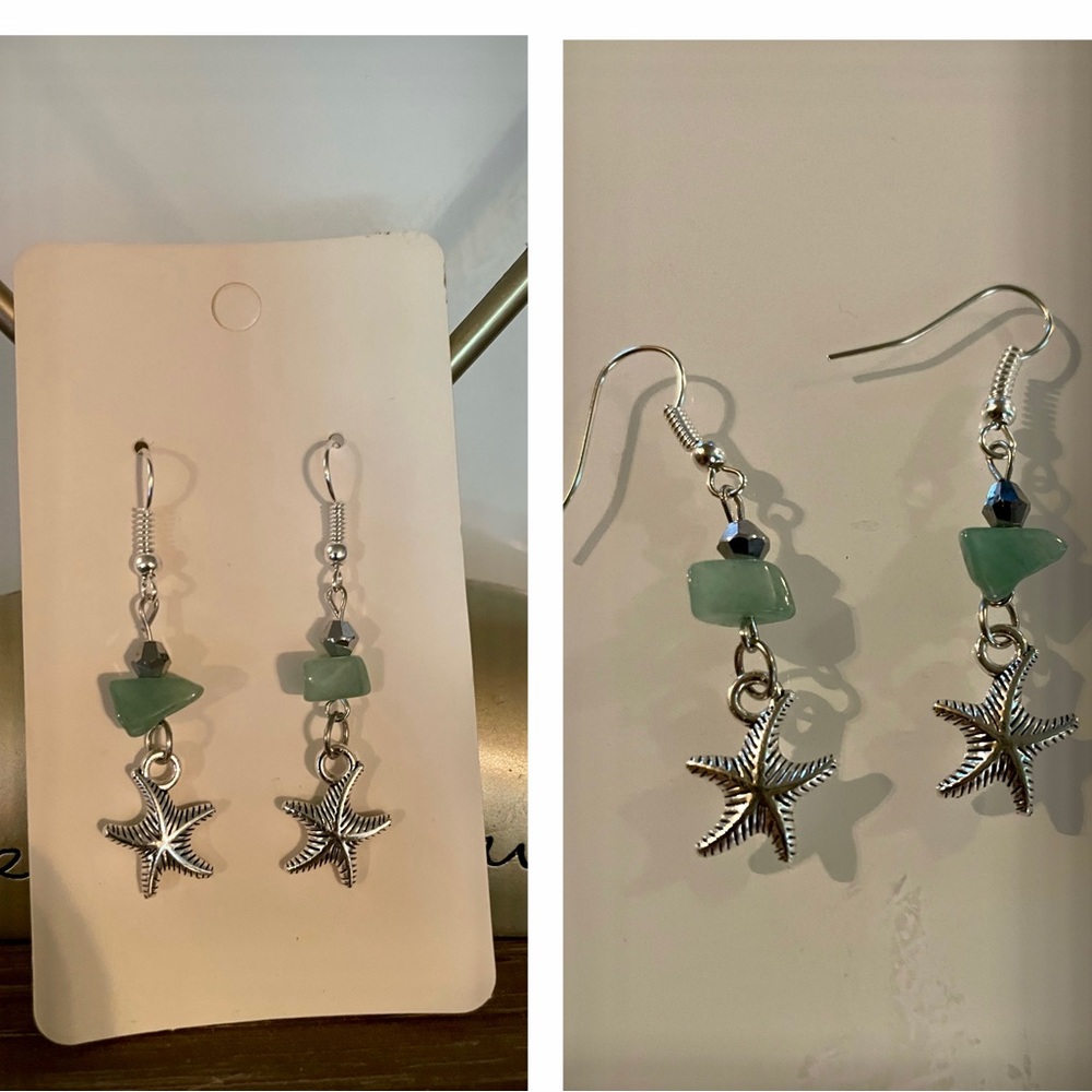 Silver Starfish Earring’s